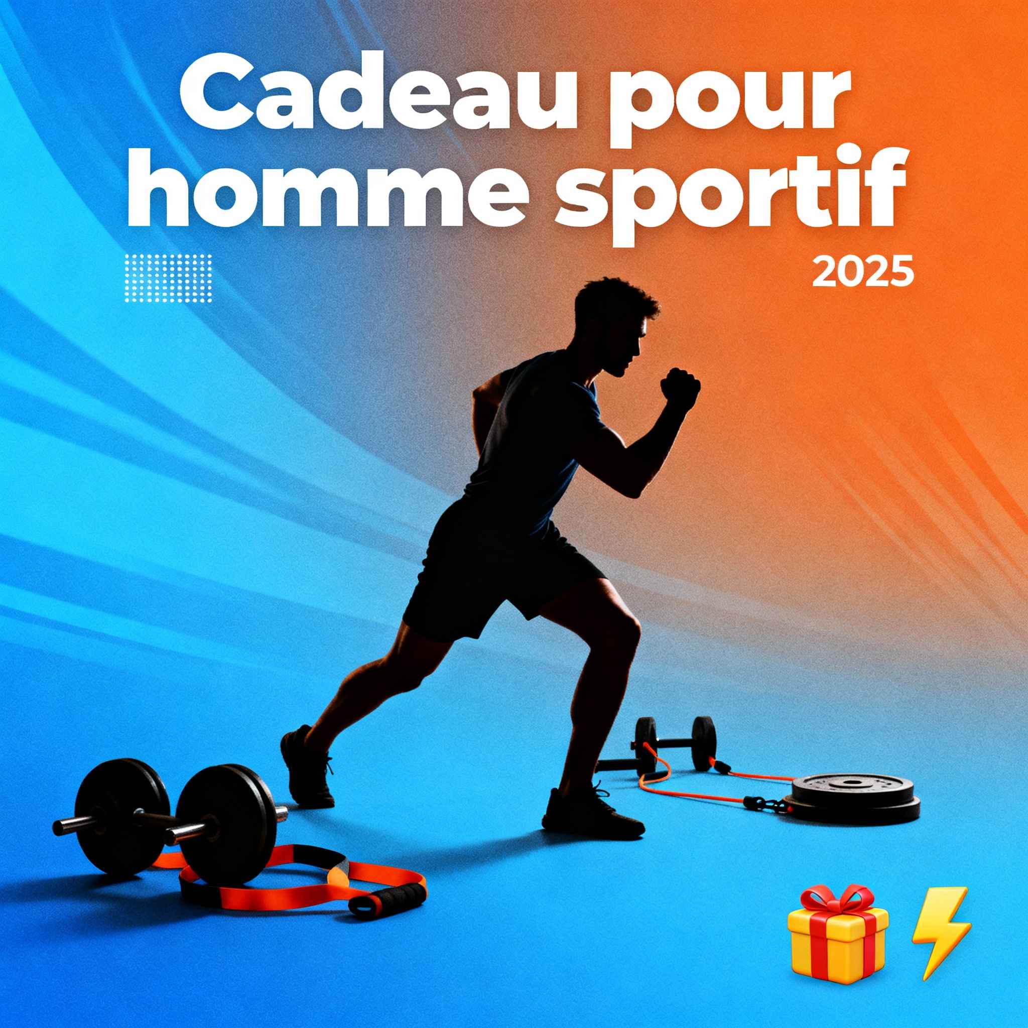 cadeau pour homme sportif en gros caractères gras et lisible