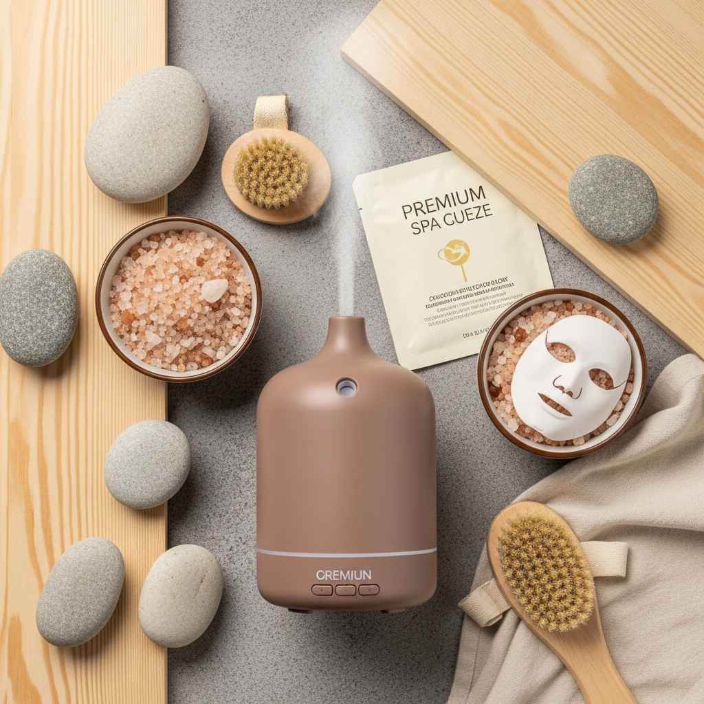 Accessoires de spa à domicile accessoires bien-être femme tendance 2025